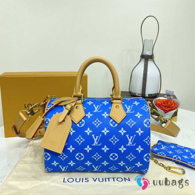 Louis Vuitton M24425 Speedy P9 Bandoulière In Blue 25x15x15cm - 1