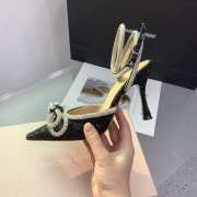 Mach & Mach Double Crystal Bow Pointed Toe Pump 01 - 3