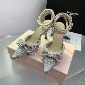 Mach & Mach Double Crystal Bow Pointed Toe Pump 02