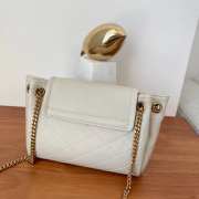 YSL mini Nolita in lambskin white bag 18x13x6cm - 2