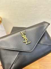 YSL Cassandre Small Envelope Pouch In Lambskin 21x14x3cm - 4