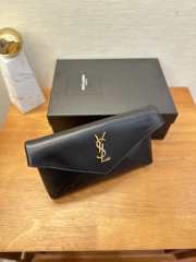 YSL Cassandre Small Envelope Pouch In Lambskin 21x14x3cm - 2