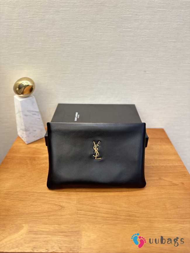 YSL Calypso Small Pouch In Lambskin 23x16x3cm - 1