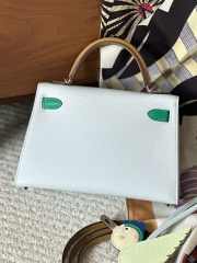 Hermes Mini Kelly Bag In Light Blue 20cm - 6