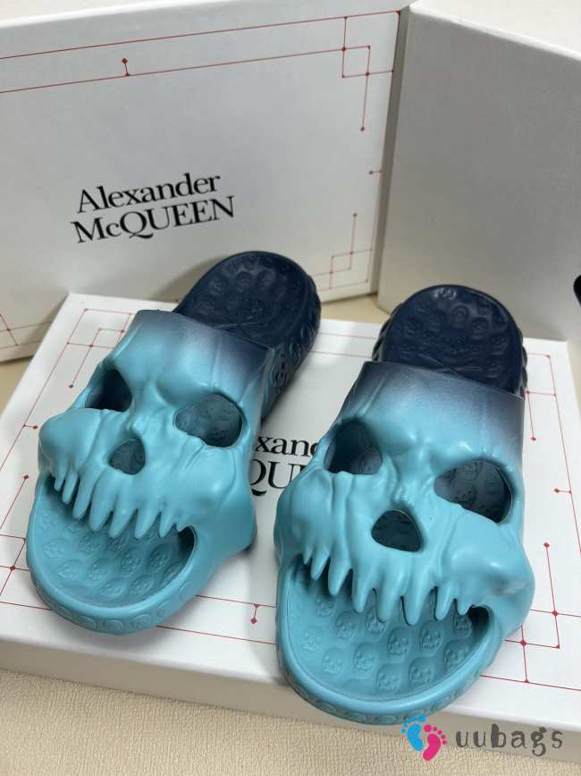 Alexander Mcqueen slide in blue - 1