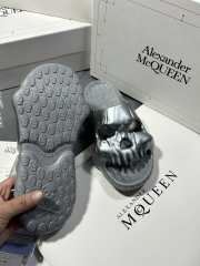 Alexander Mcqueen slide in silver - 4