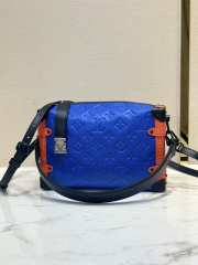 Louis Vuitton M24403 Side Trunk MM Bag In Blue 21x14x6cm - 2