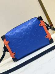 Louis Vuitton M24403 Side Trunk MM Bag In Blue 21x14x6cm - 6