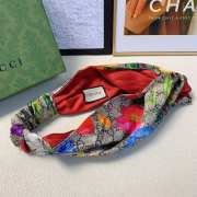 Gucci 609319 Flora print silk headband  - 5