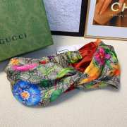 Gucci 609319 Flora print silk headband  - 3