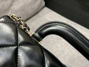 Chanel top handle flap bag AS4544 in black 18x25x8cm - 4