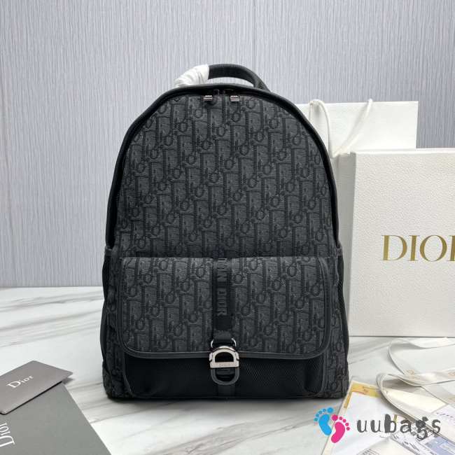 Dior 8 Backpack Black Dior Oblique Jacquard 31x41x15cm - 1