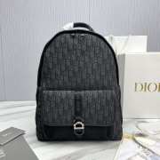 Dior 8 Backpack Black Dior Oblique Jacquard 31x41x15cm - 1