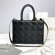 Dior Book Tote Bag Black Macrocannage Calfskin 36.5x28x17.5cm - 3