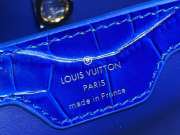 Louis Vuitton N95889 Capucines Bag with Gold Hardware In Blue Santorin 27x18x9cm - 4