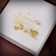 Vivienne Westwood White Gold Earrings  - 4