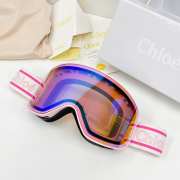 Chloe Cassidy Ski Goggle In Pink & Ivory - 1