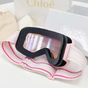 Chloe Cassidy Ski Goggle In Pink & Ivory - 4