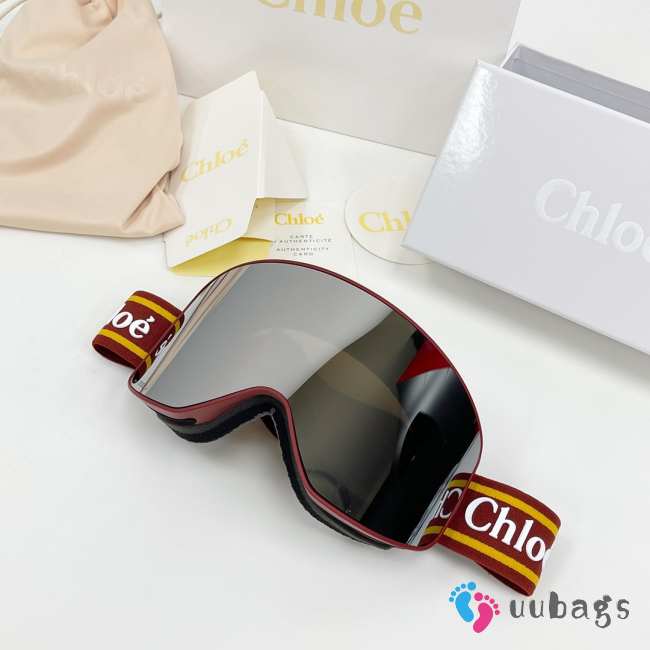 Chloe Cassidy Ski Goggle In Red & Yellow - 1