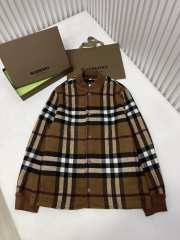 Burberry Check Wool Blend Bomber JacketPrice In Dark Birch Brown - 5