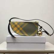 Burberry Mini Shield Sling Bag In Hunter 26x5.5x13.5cm - 1