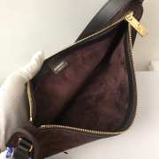 Burberry Shield Sling Bag Calf Suede In Cocoa 32×7×17cm - 6