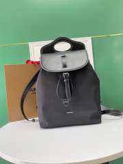 Burberry Grey Horseferry Print Pocket Backpack In Black 30x14x38cm - 1