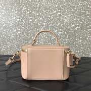 Valentino Garavani Locò mini handbag in calfskin leather rose cannelle 16.5x10x7.5cm - 2