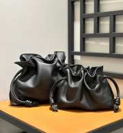 Loewe Flamenco clutch in black nappa calfskin 23.9x18x9cm - 1