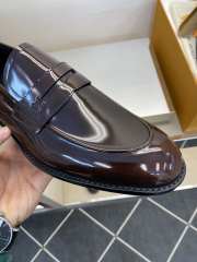 Louis Vuitton Men's Flex Loafers In Brown Glossy Leather - 3