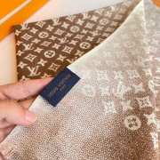 Louis Vuitton M71618 Monogram Essential Scarf Brown 100x200cm - 5