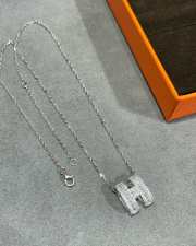 Hermes Pop H Full Diamond Necklace  - 6