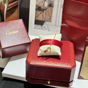 Cartier love double rings bracelet 18K rose gold - 3