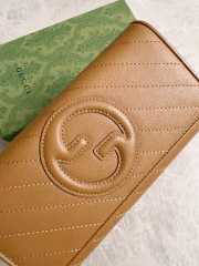 Gucci Blondie Continental Wallet In Brown 19x10x3.5cm - 3