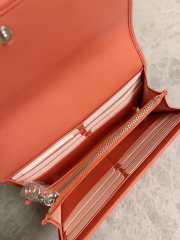 Gucci Blondie Continental Wallet In Orange 19x10x3.5cm - 4