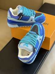 Louis Vuitton Trainer Maxi Sneaker Blue 02 - 2