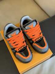 Louis Vuitton Trainer Maxi Sneaker Grey & Orange - 5