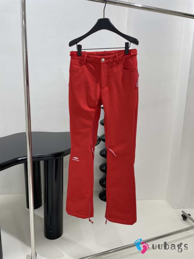 Balenciaga Skiwear - 3B Sports Icon 5-Pocket Ski Pants In Red - 1