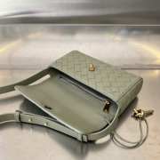 Bottega Veneta Mini Andiamo Crossbody Bag In Mint Green 21.5x13.5x4.5cm - 3