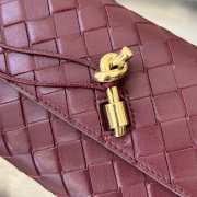 Bottega Veneta Mini Andiamo Crossbody Bag In Barolo 21.5x13.5x4.5cm - 5