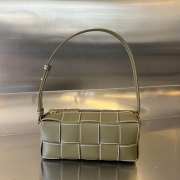 Bottega Veneta Brick Cassette 729251 In Mud 24x9.5x9.5cm - 1