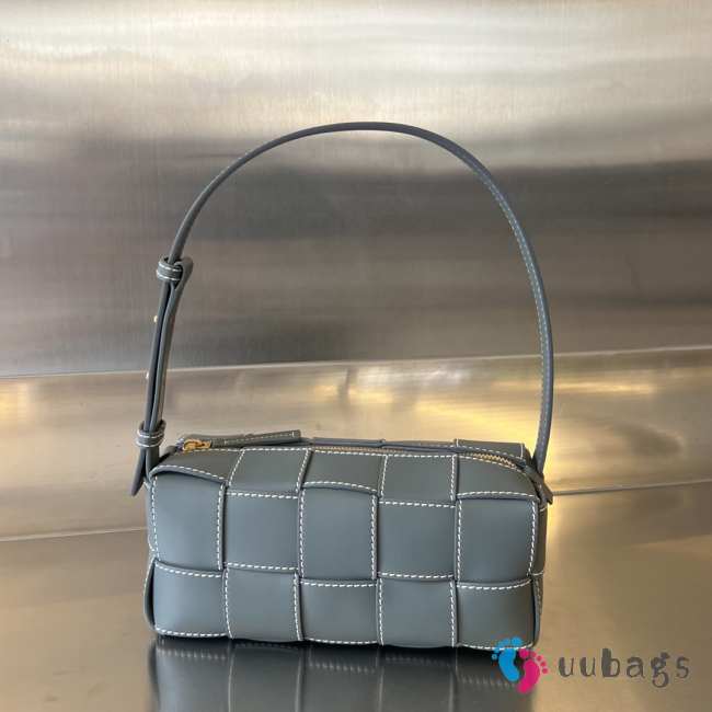 Bottega Veneta Brick Cassette 729251 In Agate grey 24x9.5x9.5cm - 1