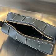 Bottega Veneta Brick Cassette 729251 In Agate grey 24x9.5x9.5cm - 4