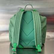 Bottega Veneta Green Jacquard Nylon Backpack 42x33.5x14.5cm - 5