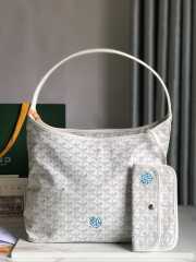 Goyard Boheme Hobo Bag In White 42x27x15cm - 1