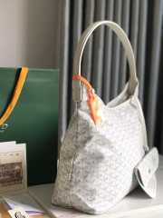 Goyard Boheme Hobo Bag In White 42x27x15cm - 3