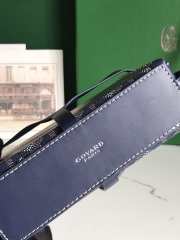 Goyard Minaudière trunk bag in navy blue 17x11.5x5.5cm - 4