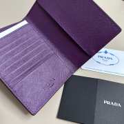 Prada passport in purple 01 10x14cm - 3