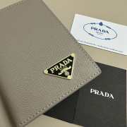 Prada passport in grey 01 10x14cm - 4