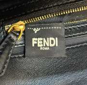 Fendi Baguette black nappa leather bag 27x6x15cm - 2